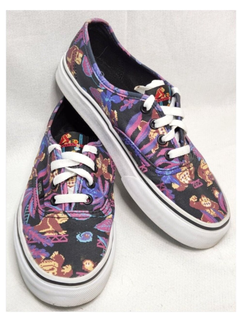 VANS Nintendo Donkey Kong Game Over Sneakers Shoes Unisex Sz Mens 4.5 Womens 6